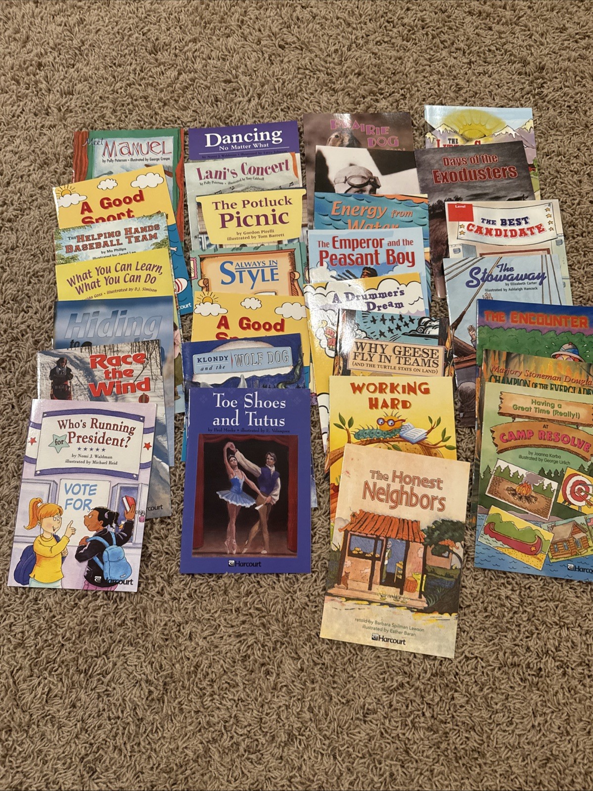 26 Harcourt Emergent Reader Variety Books Lot EF*