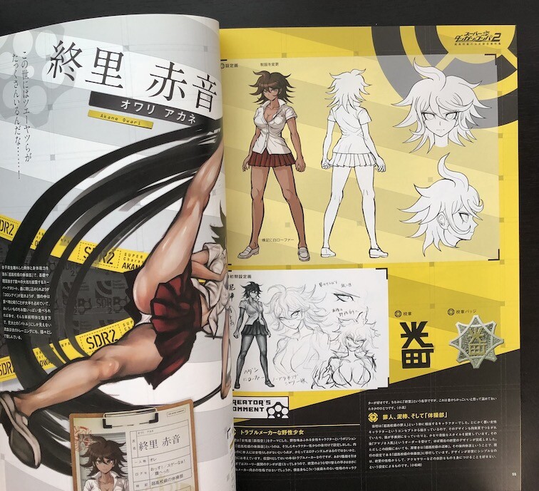 Super Danganronpa 2 Goodbye Despair Official Art Guide Book Illustration Game