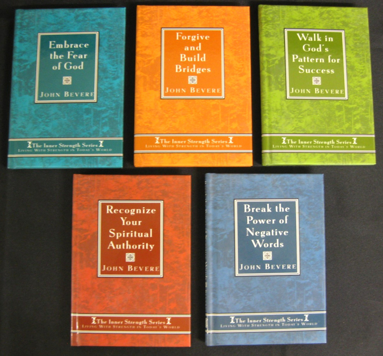 John Bevere lot of 5 Inner Strength books Hardback 2002 New 1st ed
