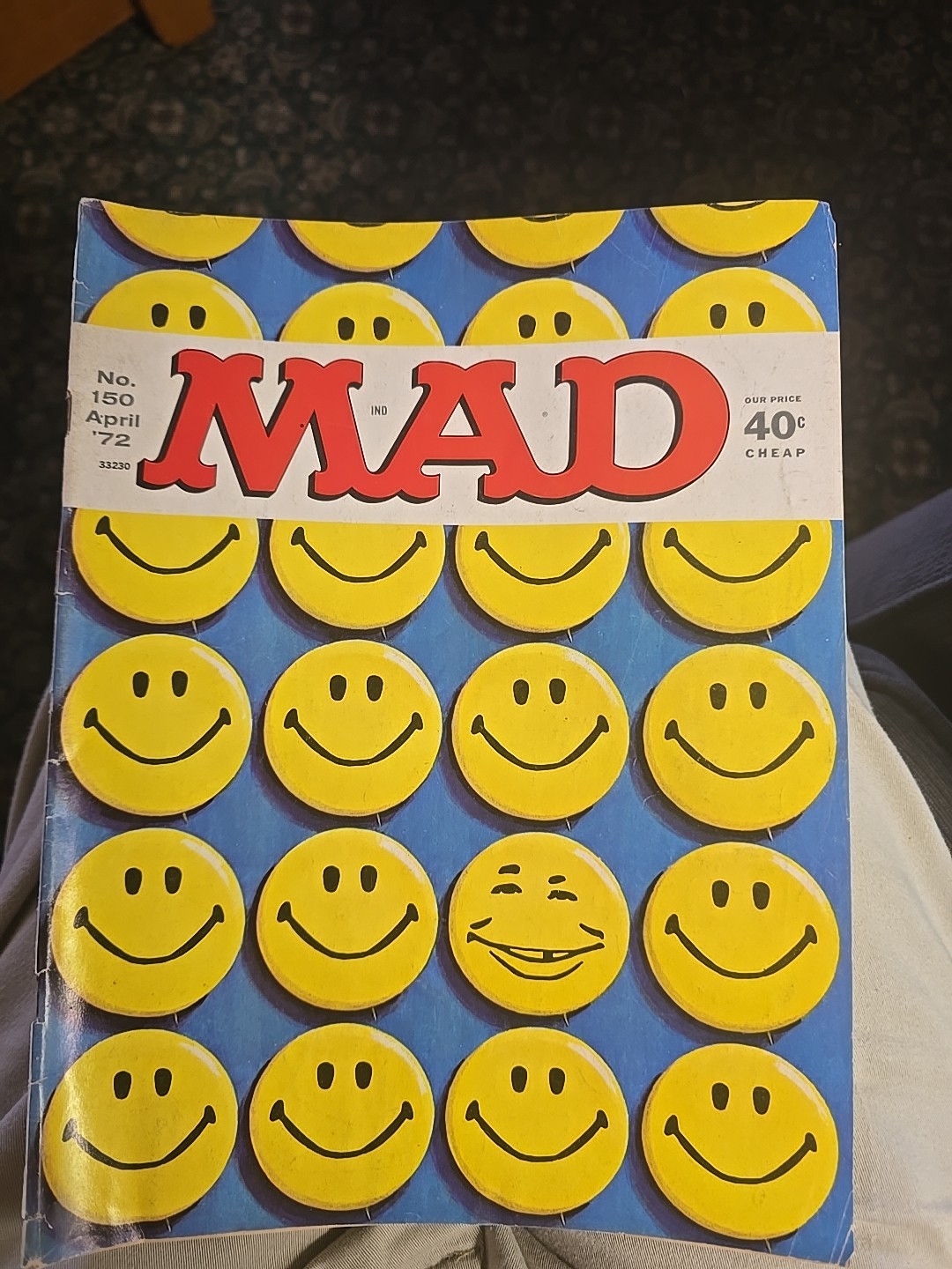 MAD Magazine No. 150 April 1972 Vintage Humor Satire Comic Magazine