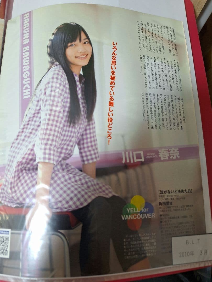 Haruna Kawaguchi Cutouts 76 Pages from 20 Magazines File Collectible