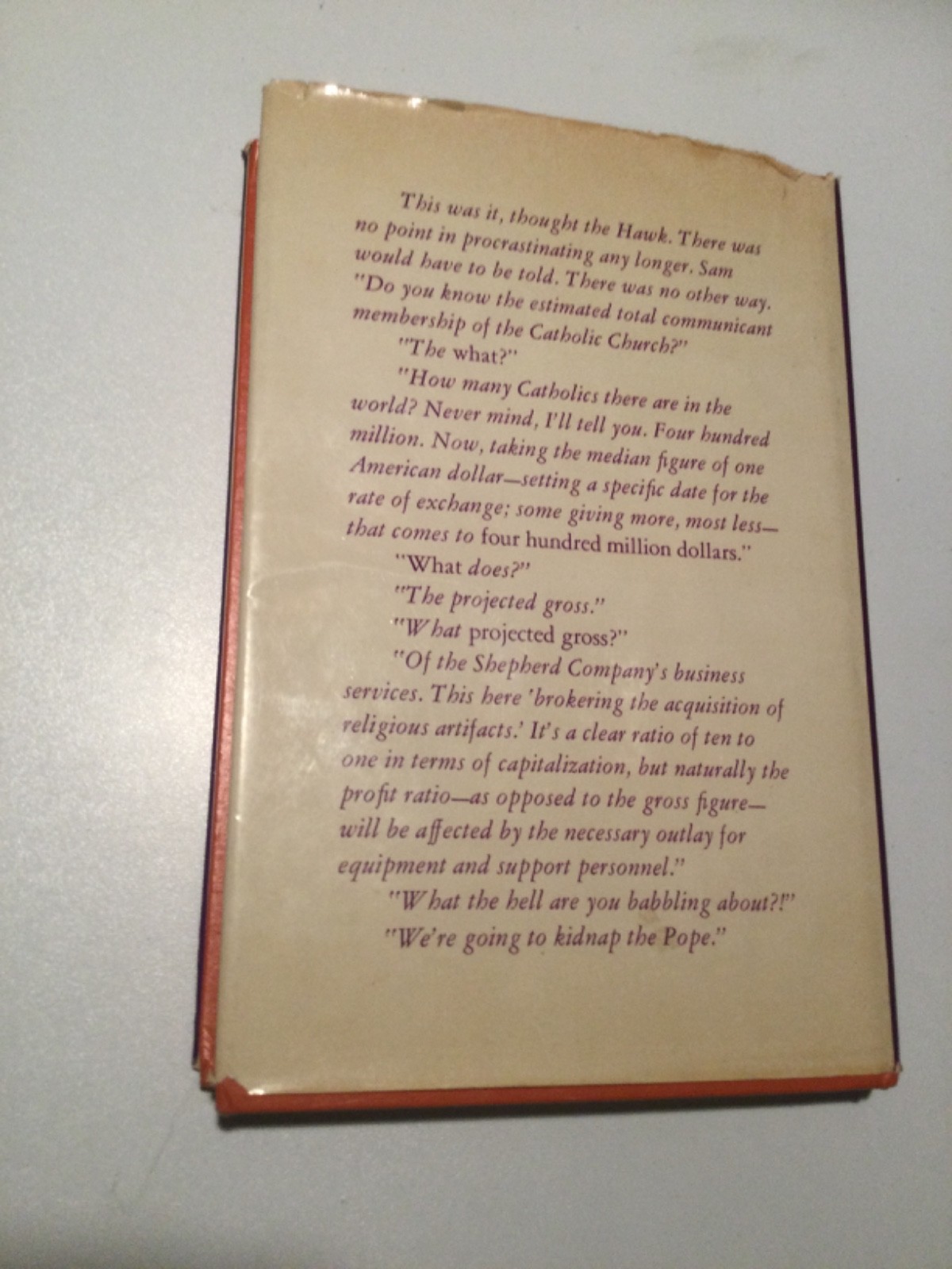 1st printing -The Road to Gandolfo by Michael Shepherd HC 1975 VG-1 DC as shown