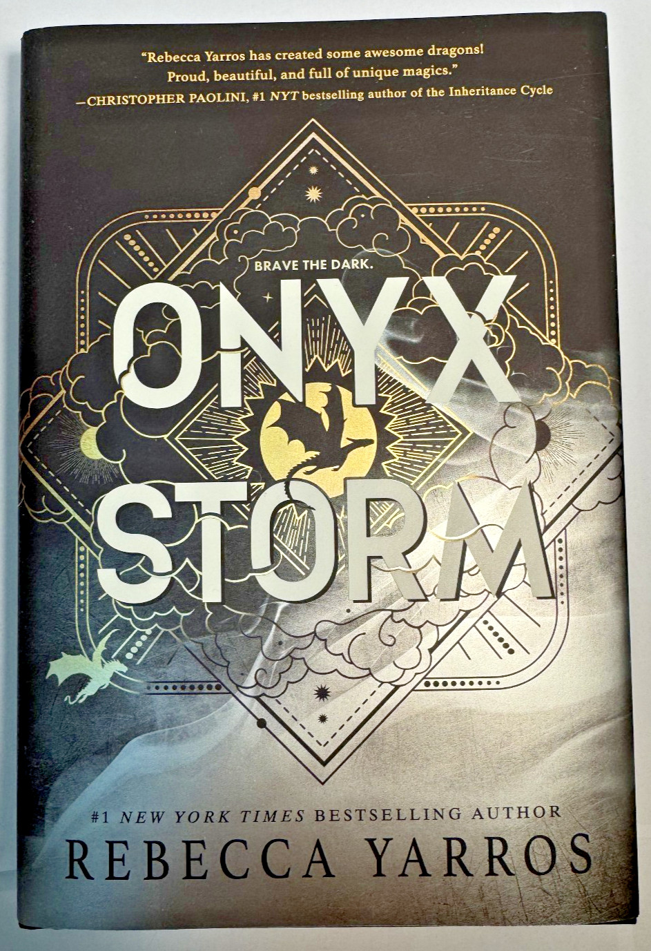 Onyx Storm Deluxe Edition Rebecca Yarros (2025, Hardcover) SIGNED FIRST PRINTING