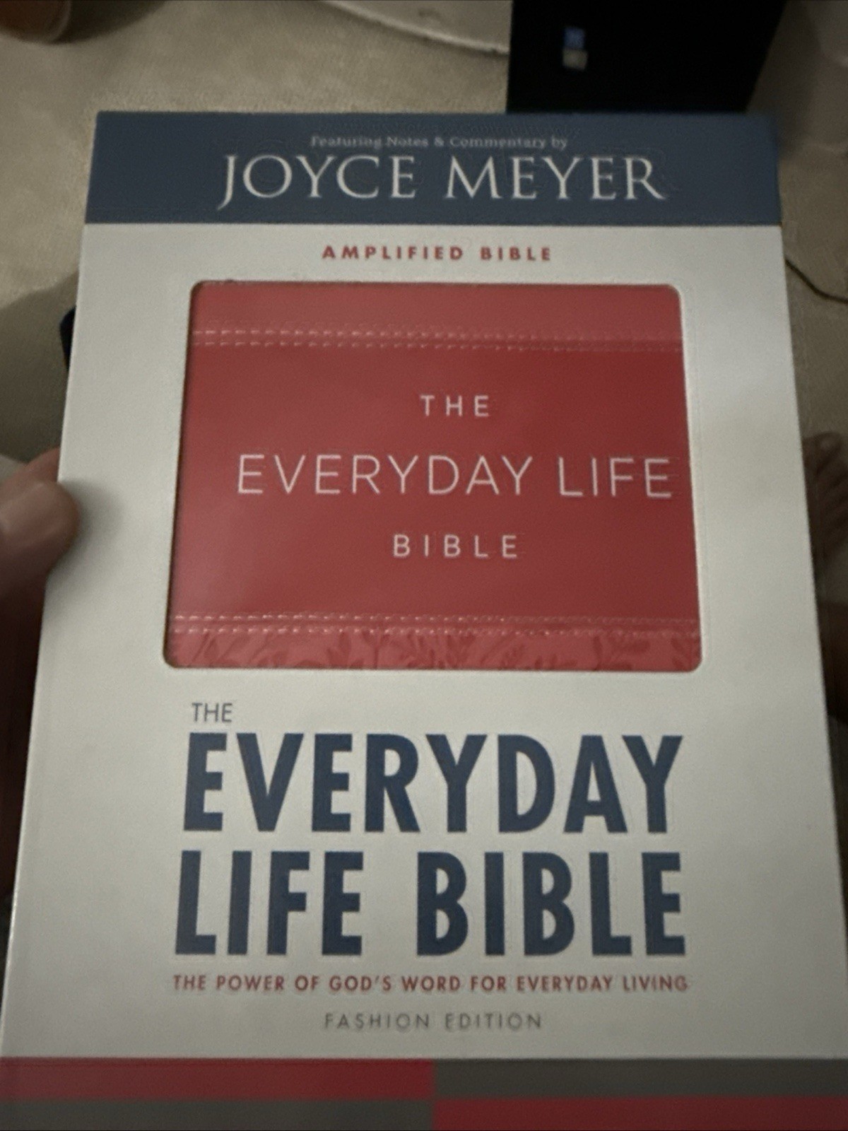 The Everyday Life Bible By Joyce Meyer Faith Words Edition Brand New Amplified