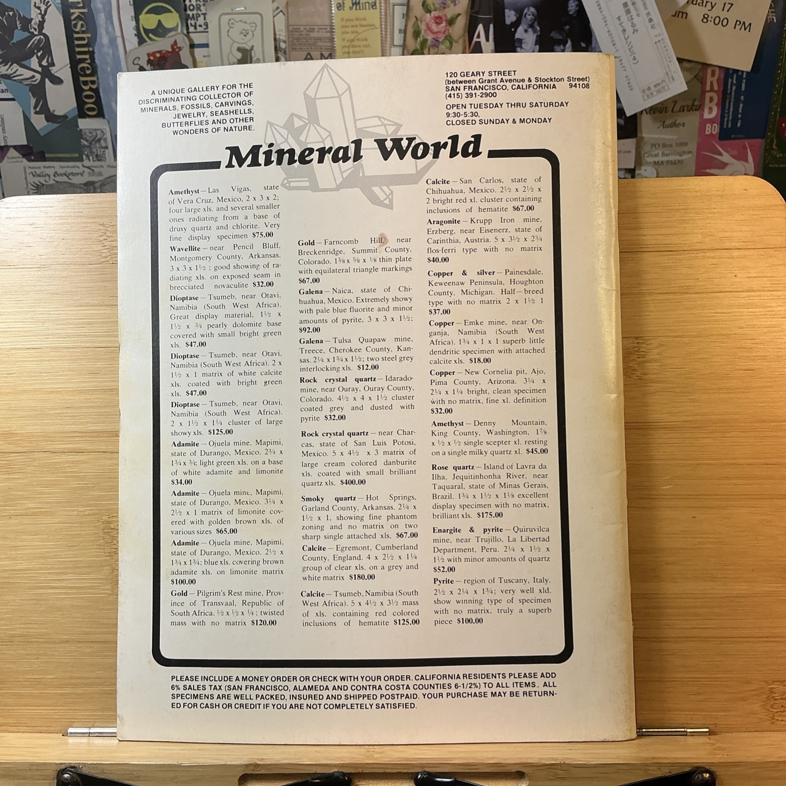 The Mineralogical Record Magazine Vol 9 #5 Sept. – Oct. 1978 Famous Localities ￼