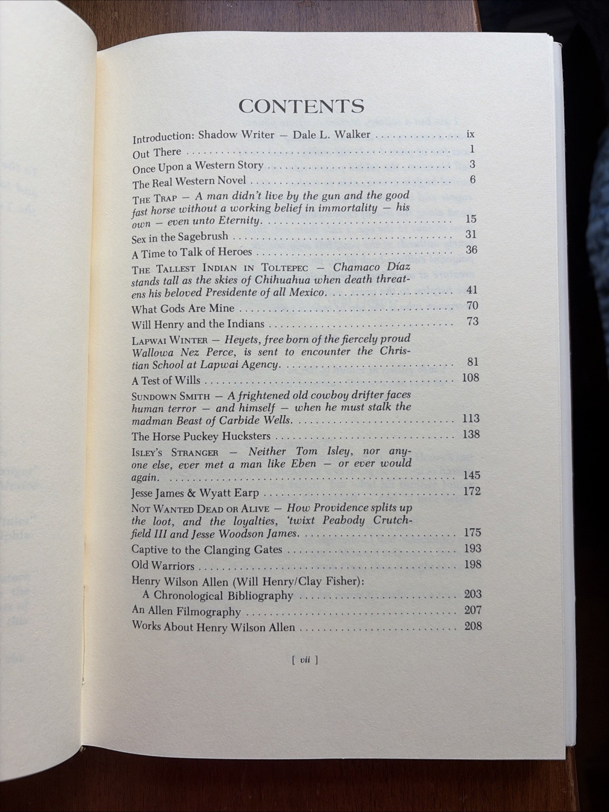 Will Henry’s West by Will Henry, Editor Dale L. Walker – 1st Edition 1984 Signed