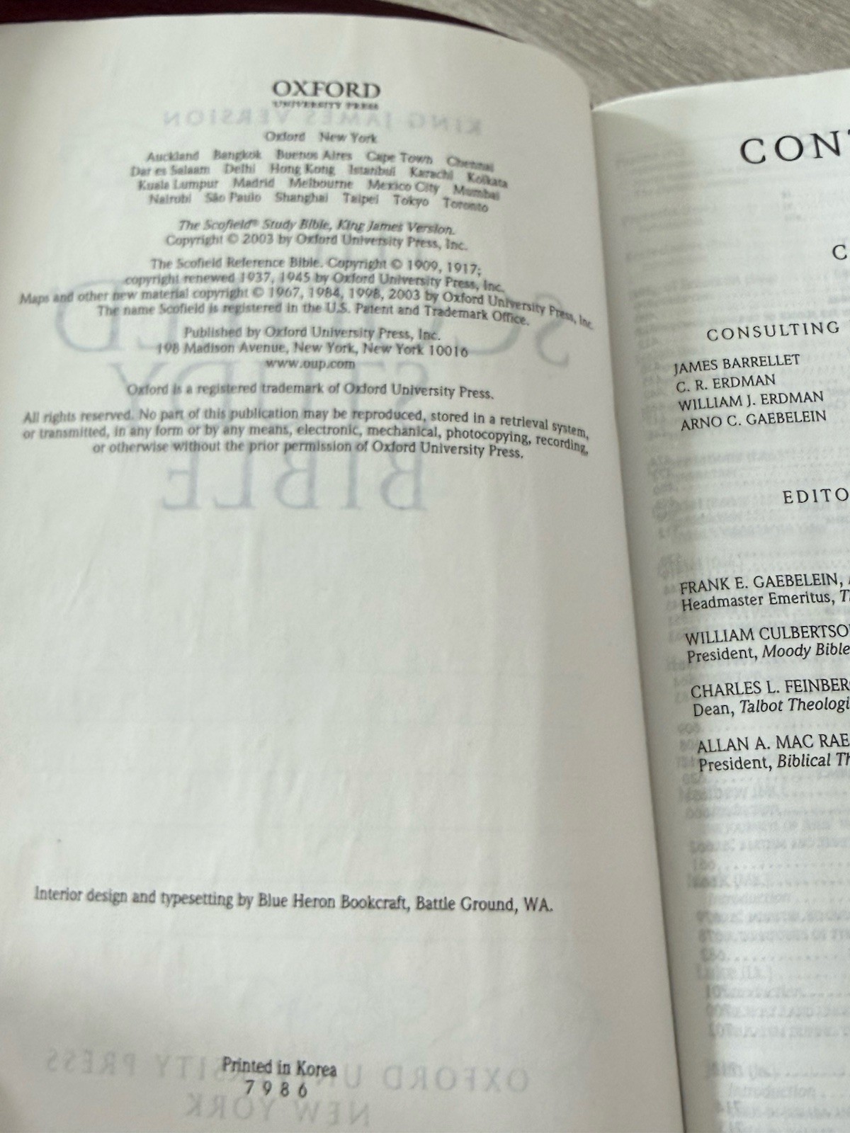 ✝️ Holy Bible Scofield Study System KJV Red Letter 522RRLZ Oxford Zippered Maps