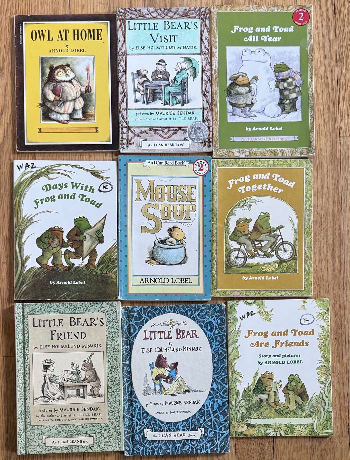 Lot 9 Frog and Toad LITTLE BEAR Readers Arnold Lobel
