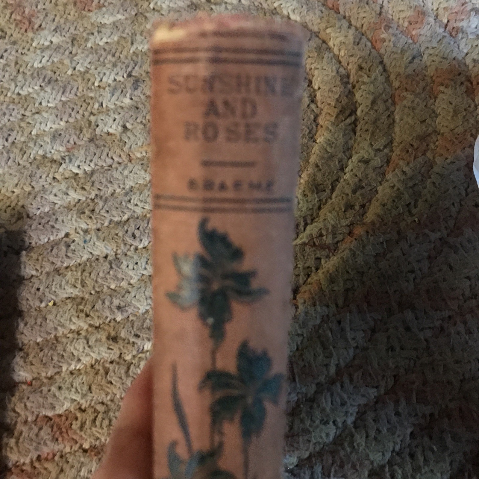 Sunshine and Roses book, by charlotte m. braeme,Hardcover antique