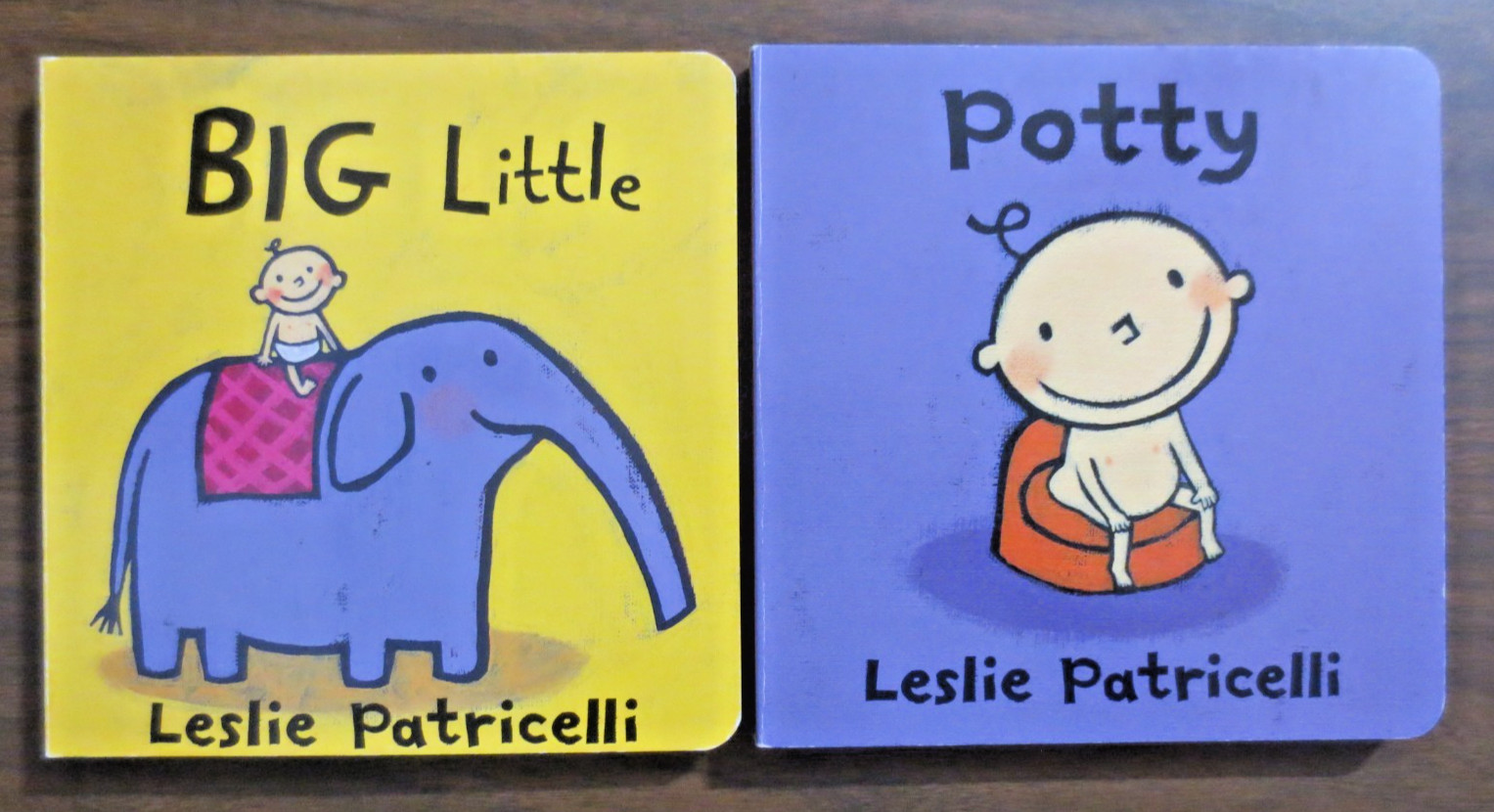 Lot of 6 By LESLIE PATRICELLI Board Book Set for Toddlers