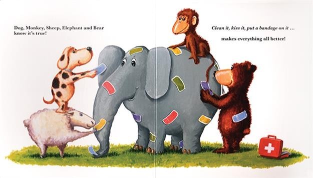 All Better! by Henning Lohlein & Kane Miller Books (includes bandage stickers)