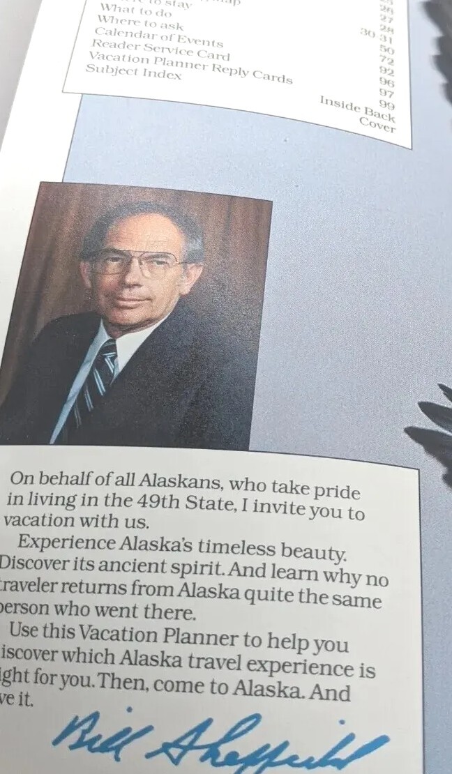Vintage 1985 Alaska and Canada’s Yukon Vacation Planner