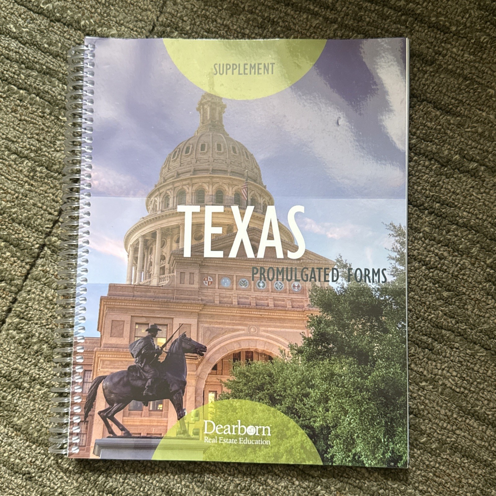 Texas promulgated forms Supplement Set Dearborn Real Estate Edu. SC BN 250908