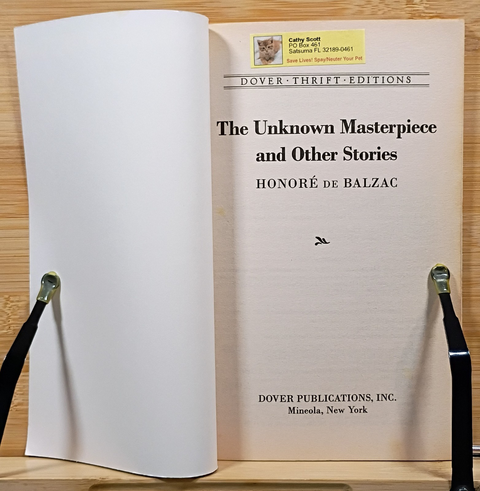 Unknown Masterpiece and Other Stories by Honore de Balzac (2011, Trade…