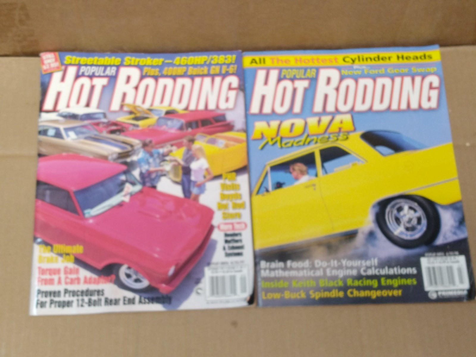 2- POPULAR HOT RODDING Magazine September 1997 Vol 37 #9 & July 1998 Vol 88 #7