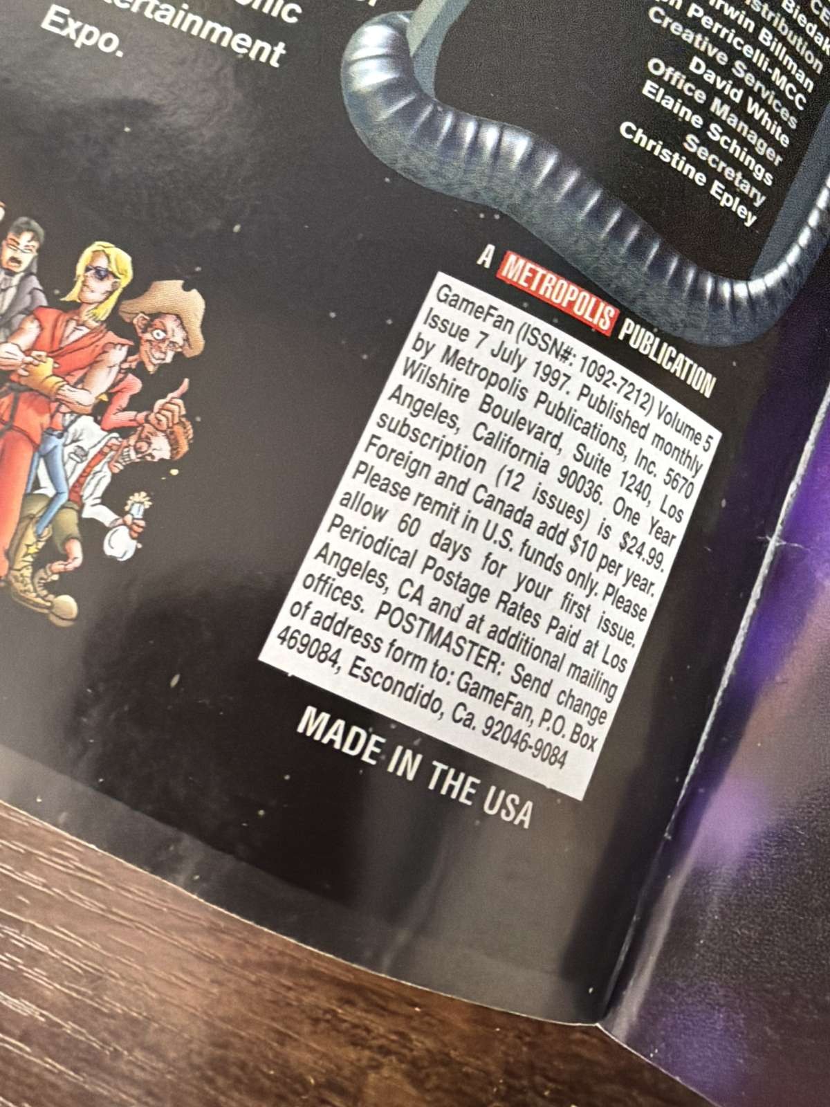 GameFan Magazine Vol 5 Issue 7 July 1997 Gex Tomb Raider 2 Resident Evil