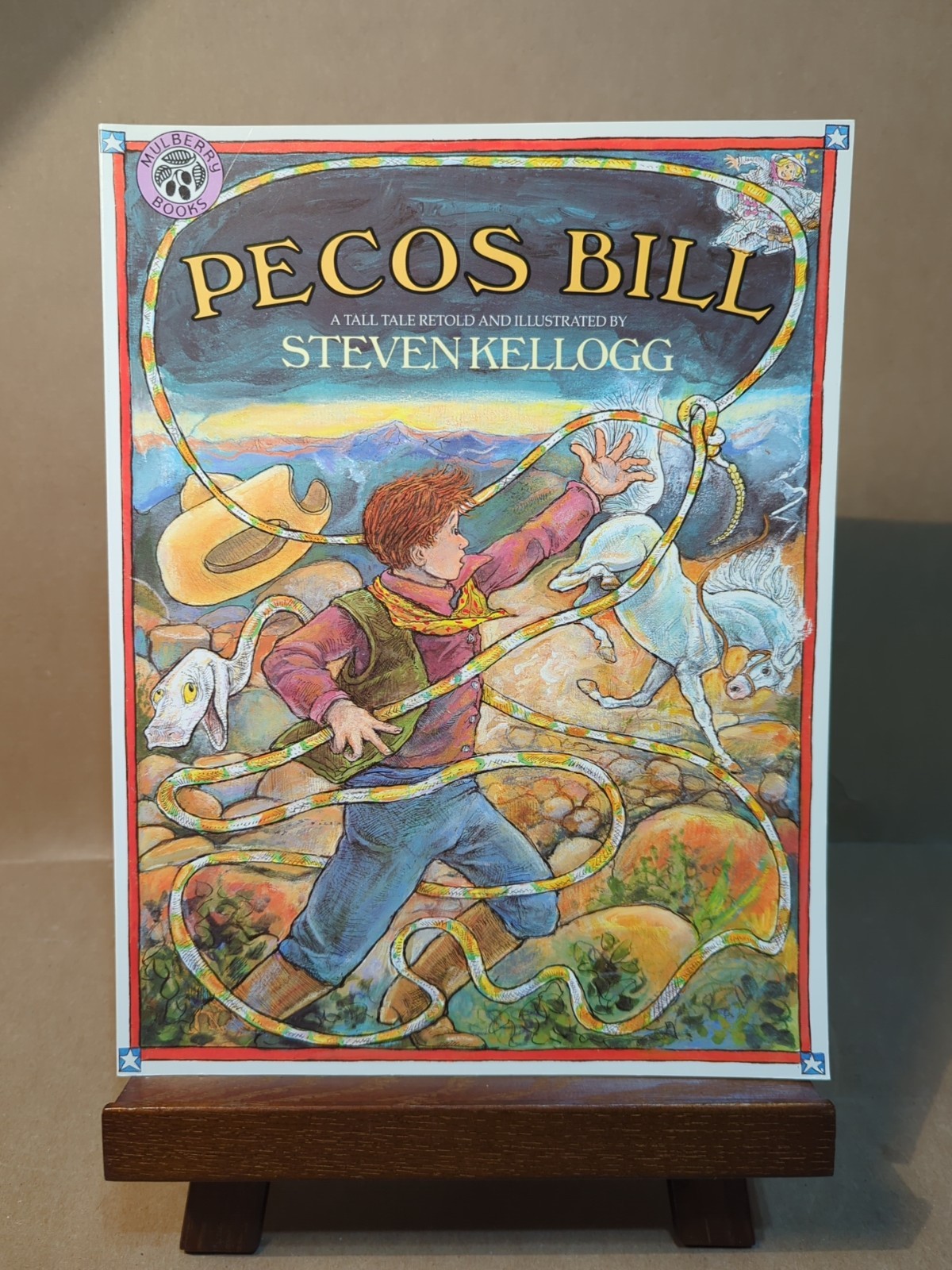 Vintage Steven Kellogg Tall Tales PB Book Set: Mike, Johnny, Pecos, & Paul