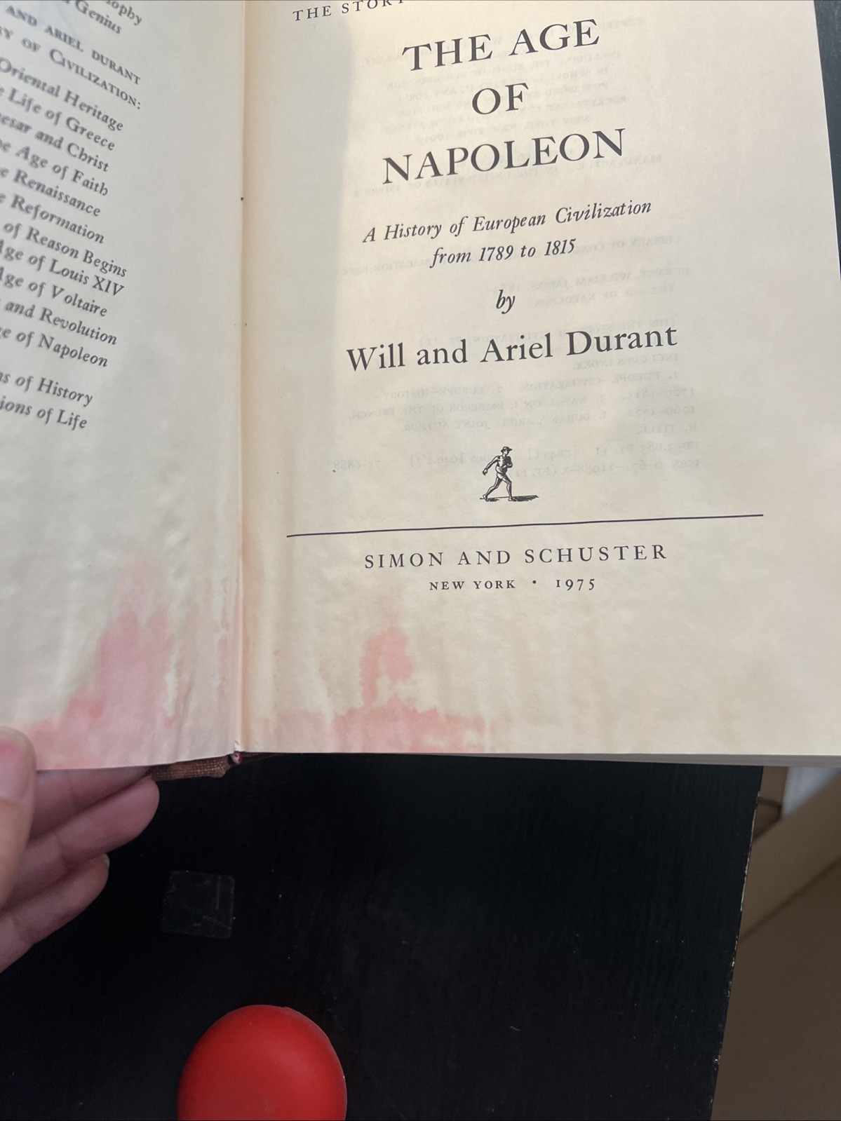 The Story Of Civilization – Will Durant (RED) PICK YOUR TITLE