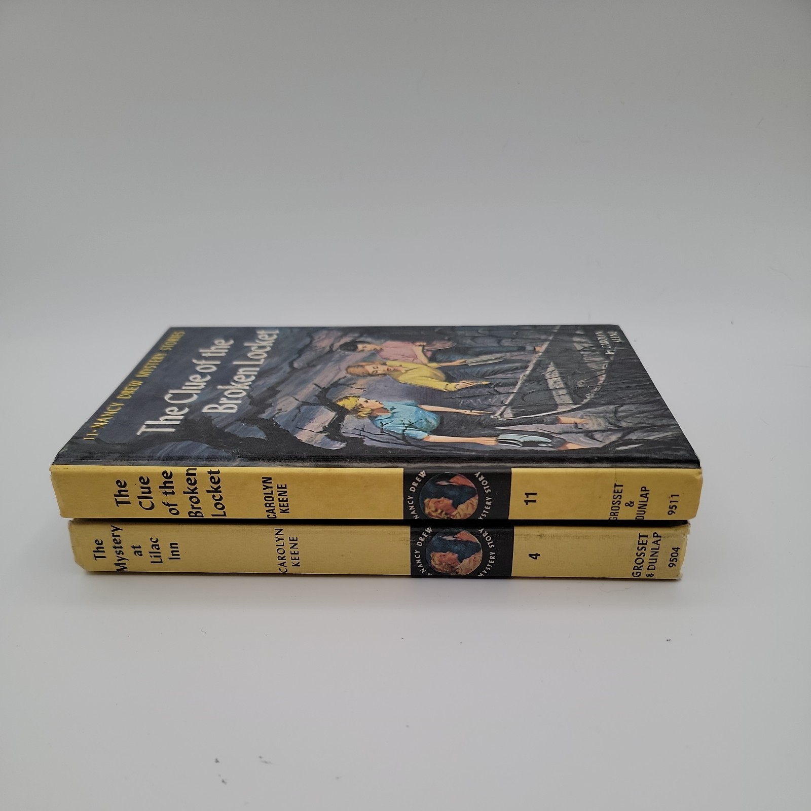 Lot of Vintage Nancy Drew Mystery Stories Carolyn Keene-Hardcover Books # 4, 11