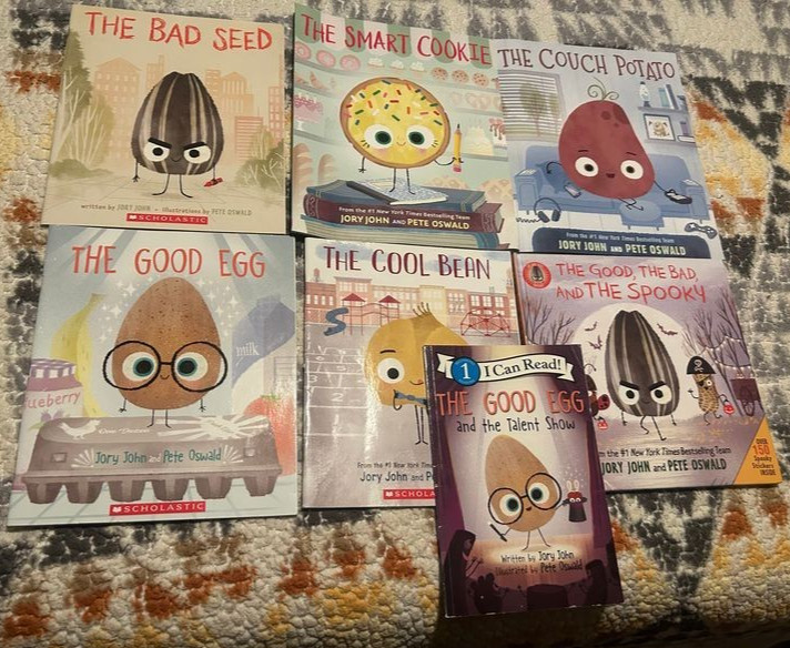 The Food Group Children’s Book Set by JORY JOHN Collection Lot 7 Books
