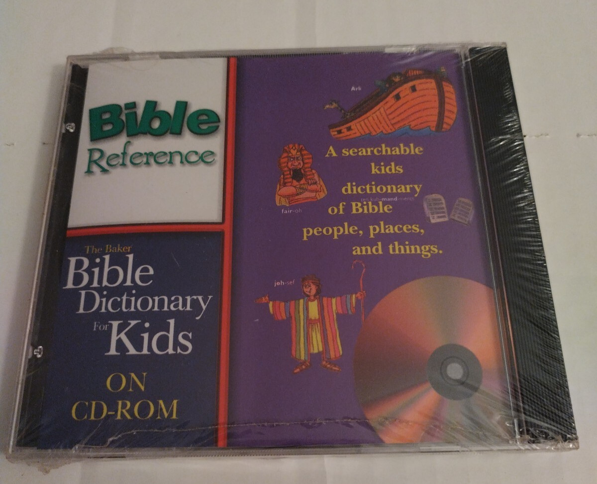 Bible Reference Series for Kids Ser.: The Baker Bible Dictionary CD ROM NEW