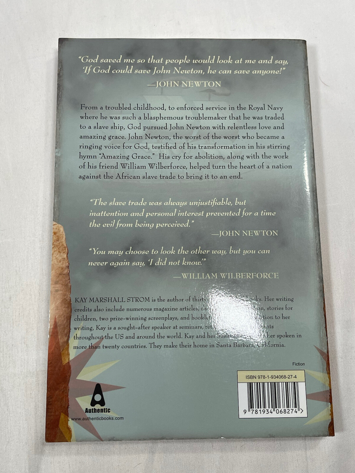 Once Blind : The Life of John Newton by Kay Marshall Strom (2008, Trade…