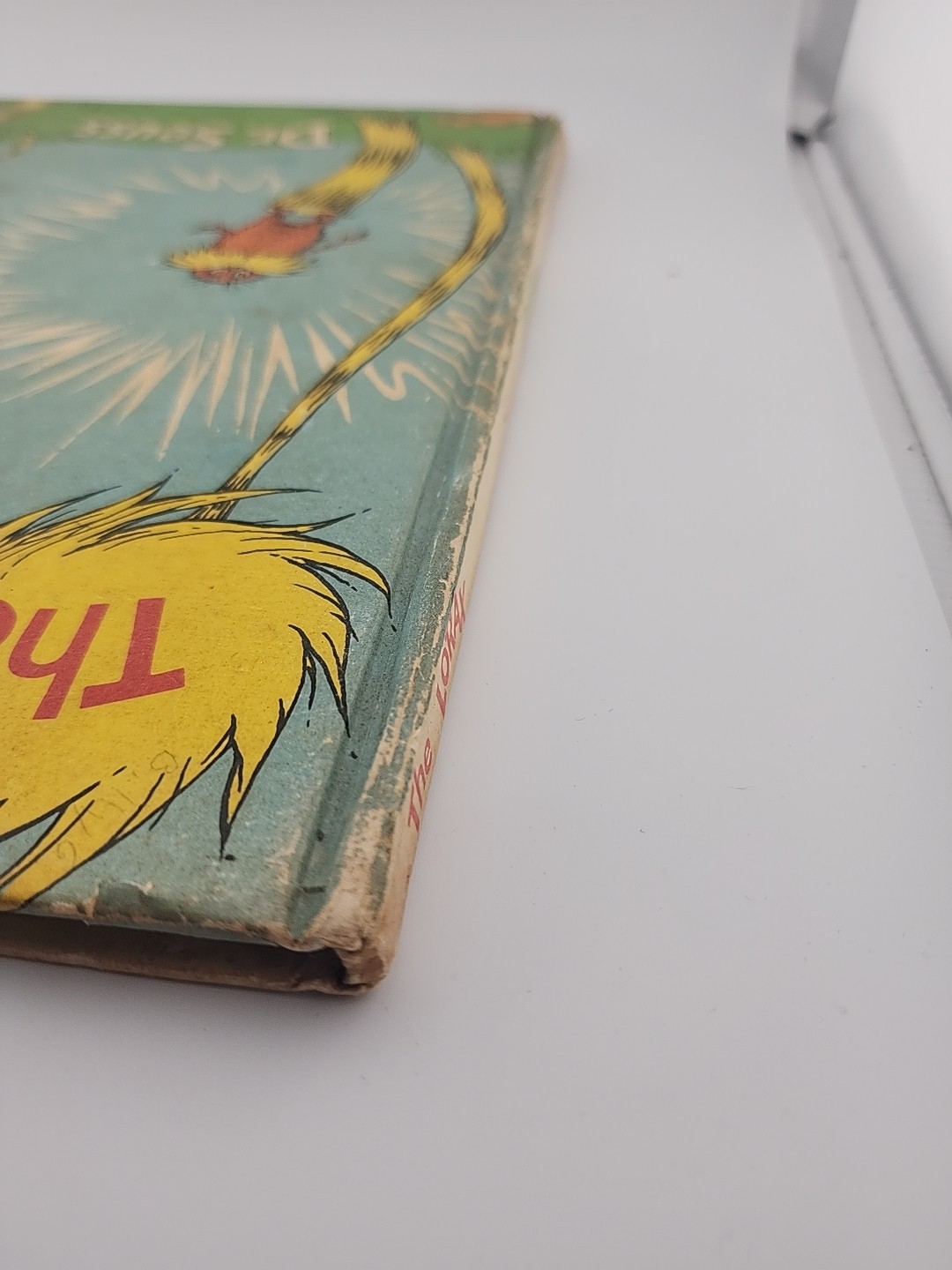 The Lorax Dr. Seuss 1971 First Edition 11.25 x 8.25 in Hardcover w/ Yellow Quote