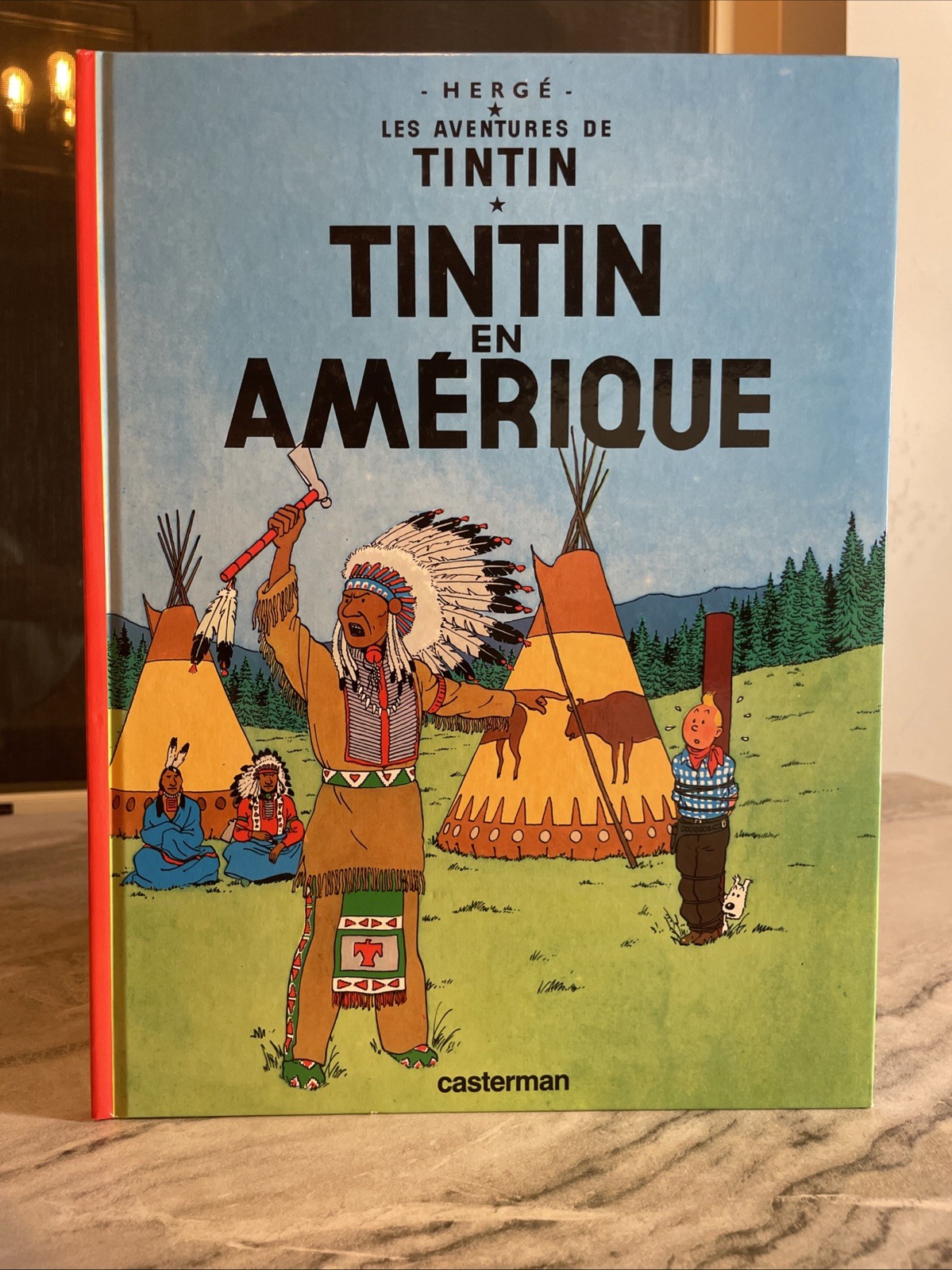 Tintin en Amerique HC Herge Francais Casterman