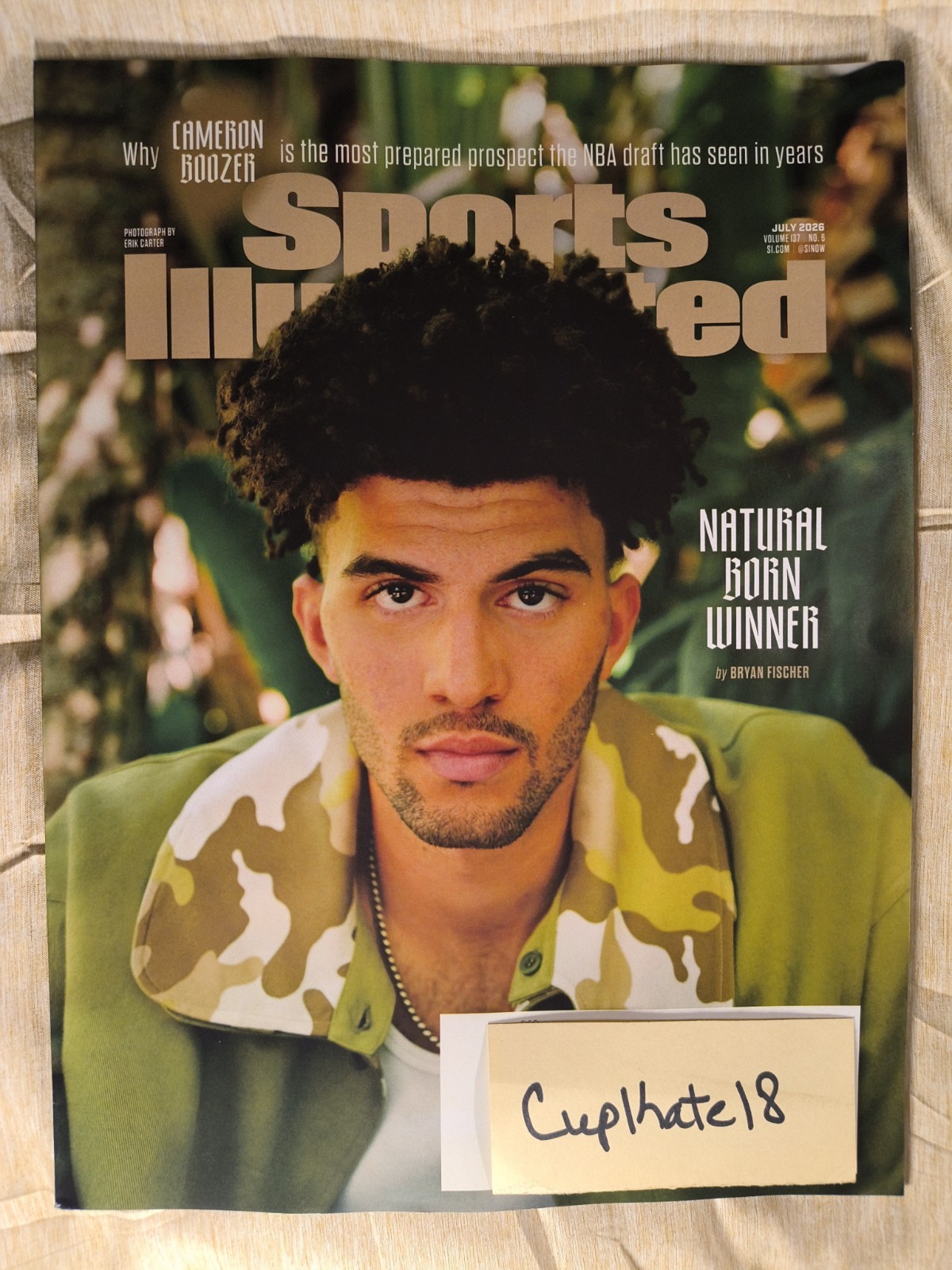 SI Sports Illustrated Magazine July 2026 NEW Cameron Boozer Natural Born Winner