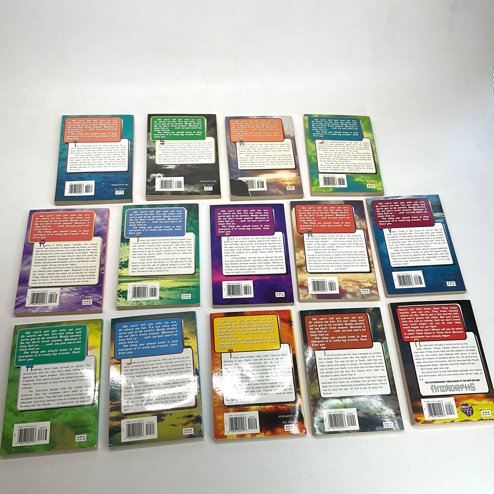 Animorphs Books Lot 42 Vintage Series Set & Megamorphs Applegate 90s Scholastic