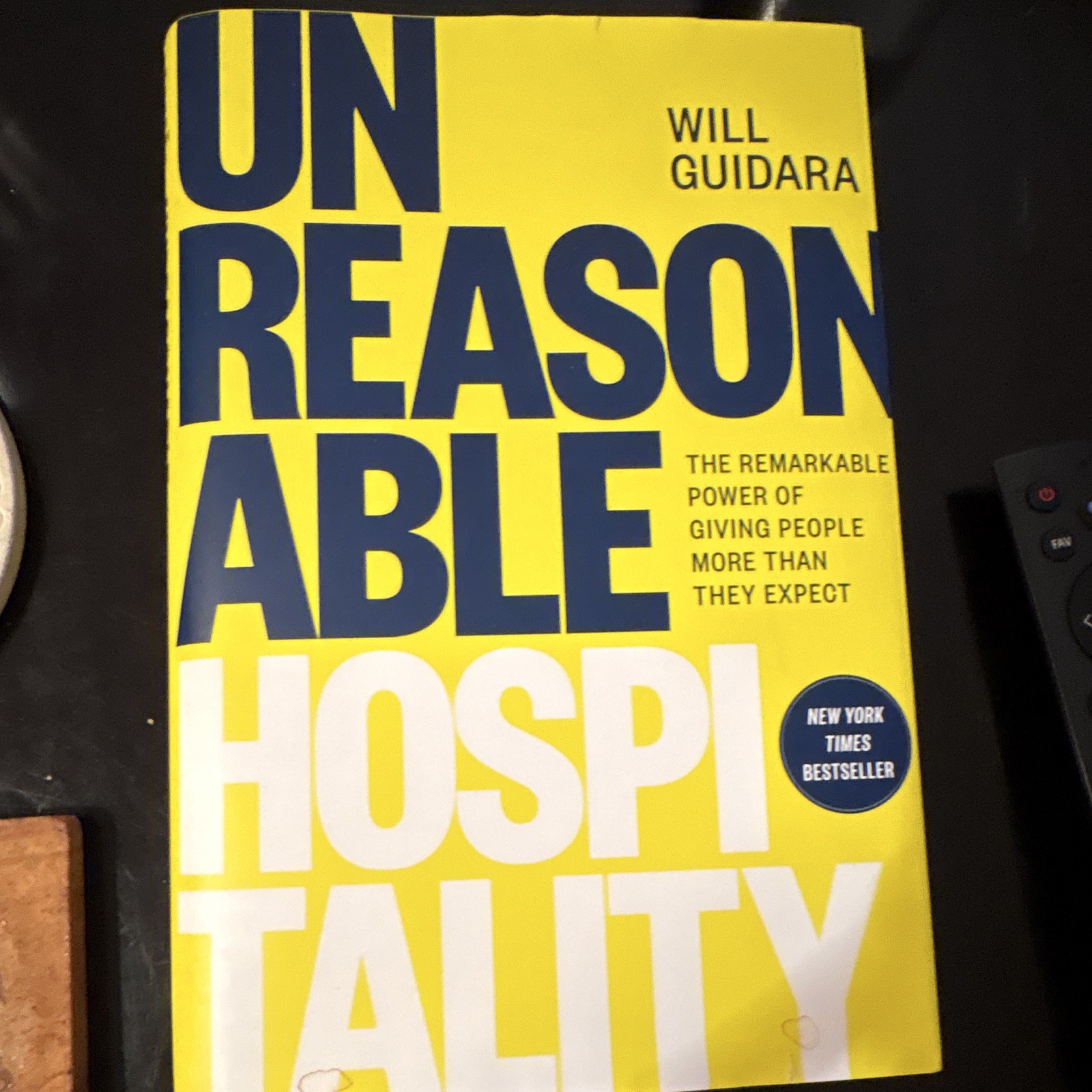 Will Guidara Unreasonable Hospitality HC 2022 Dust Jacket Leadership Book