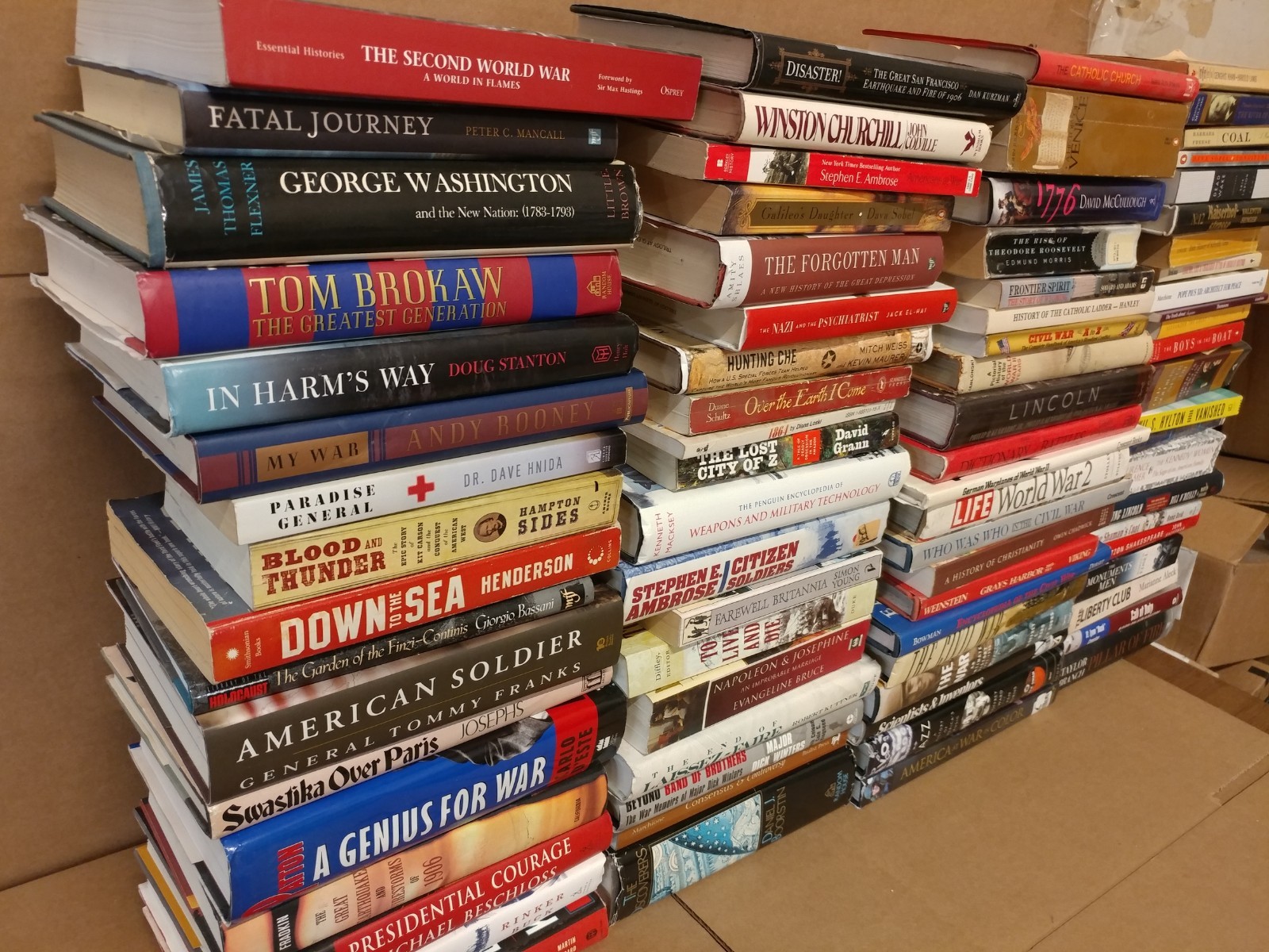 Lot of 20 History US World Europe American Europe Ancient War Book MIX UNSORTED