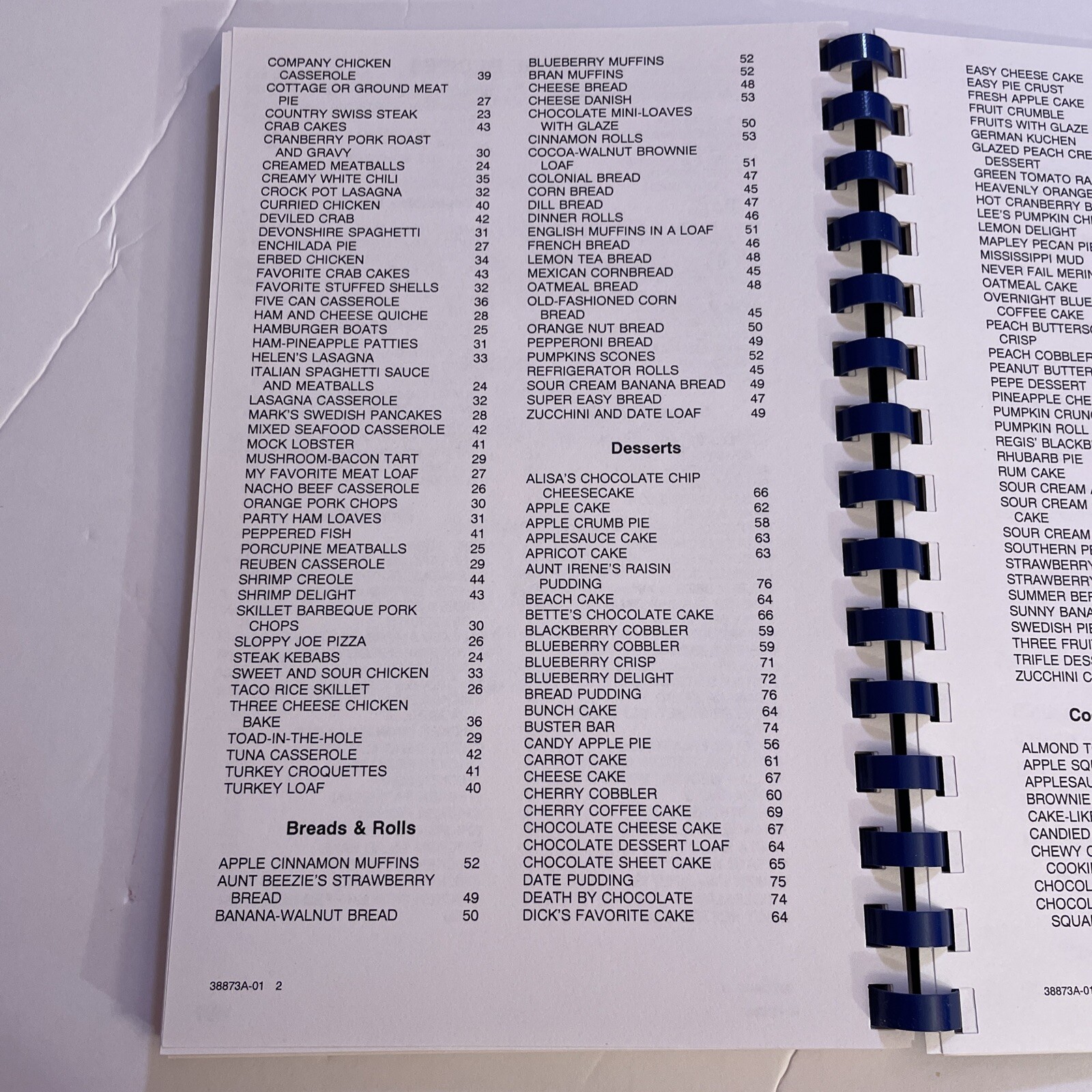 Morgantown WV cook book cookbook 2001 community spiral 104 pages of recipes