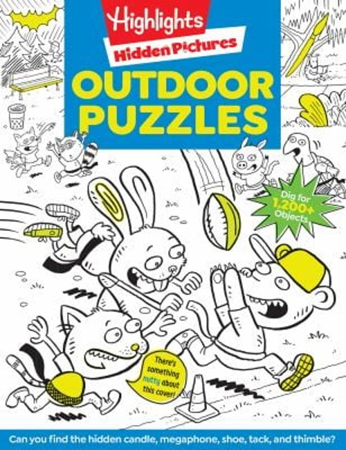 Outdoor Puzzles : Outdoor Activity Book Featuring Forests, Parks