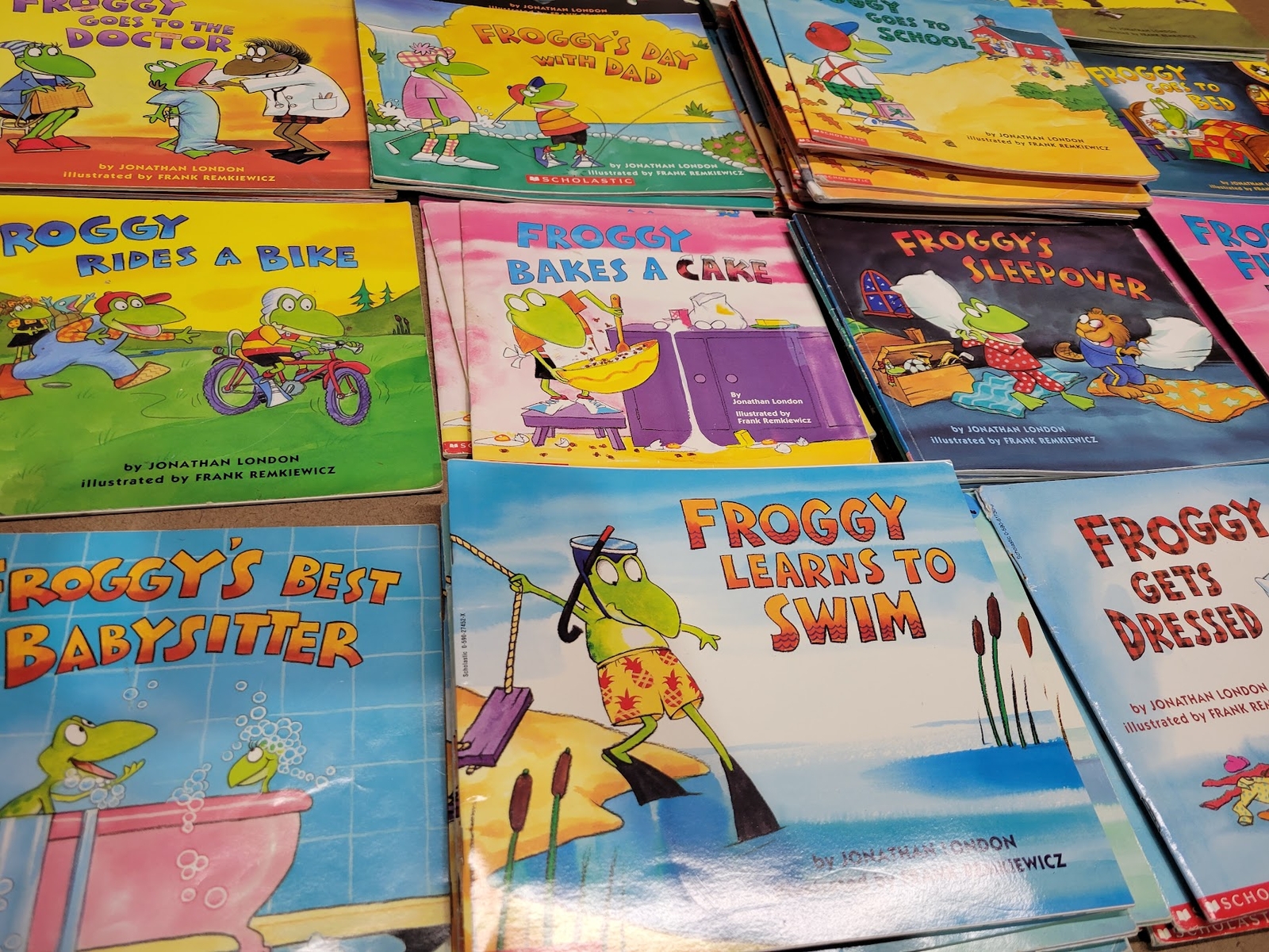 Lot of 5 Froggy Books by Jonathan London Children Kids Picture – Random