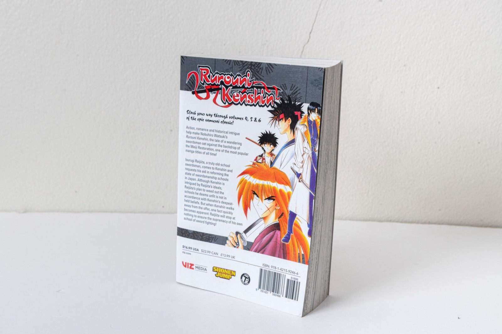 Rurouni Kenshin 3 in 1 Volumes 4 5 & 6 | Manga Book English Shonen Jump