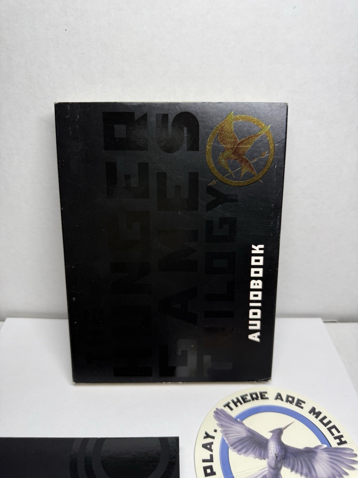 The Hunger Games Trilogy MP3 CDs Boxed Set & Stickers Suzanne Collins Audiobook