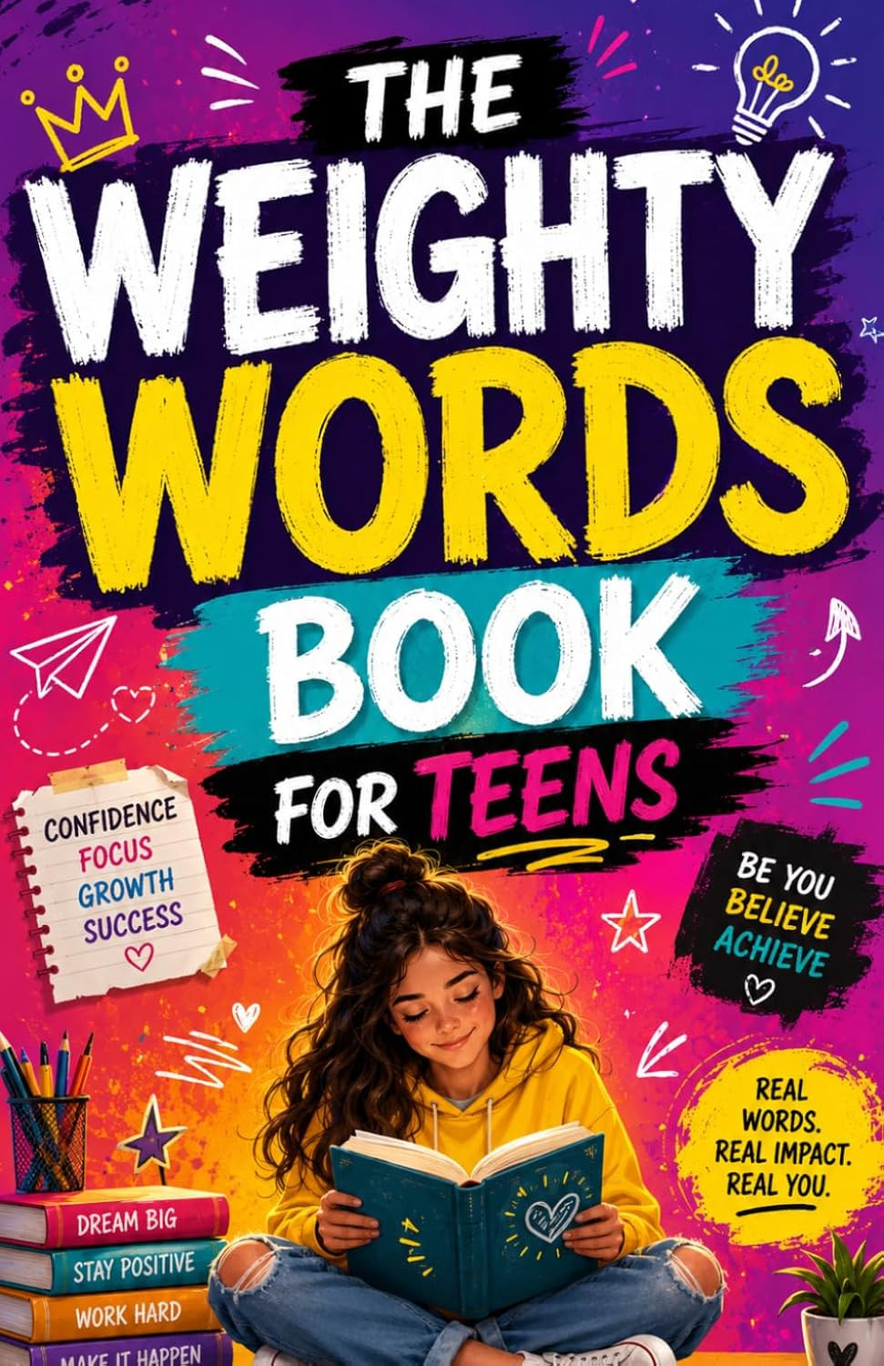 The Weighty Words Book for Teens: a Motivational Journey through Confidence, Dis