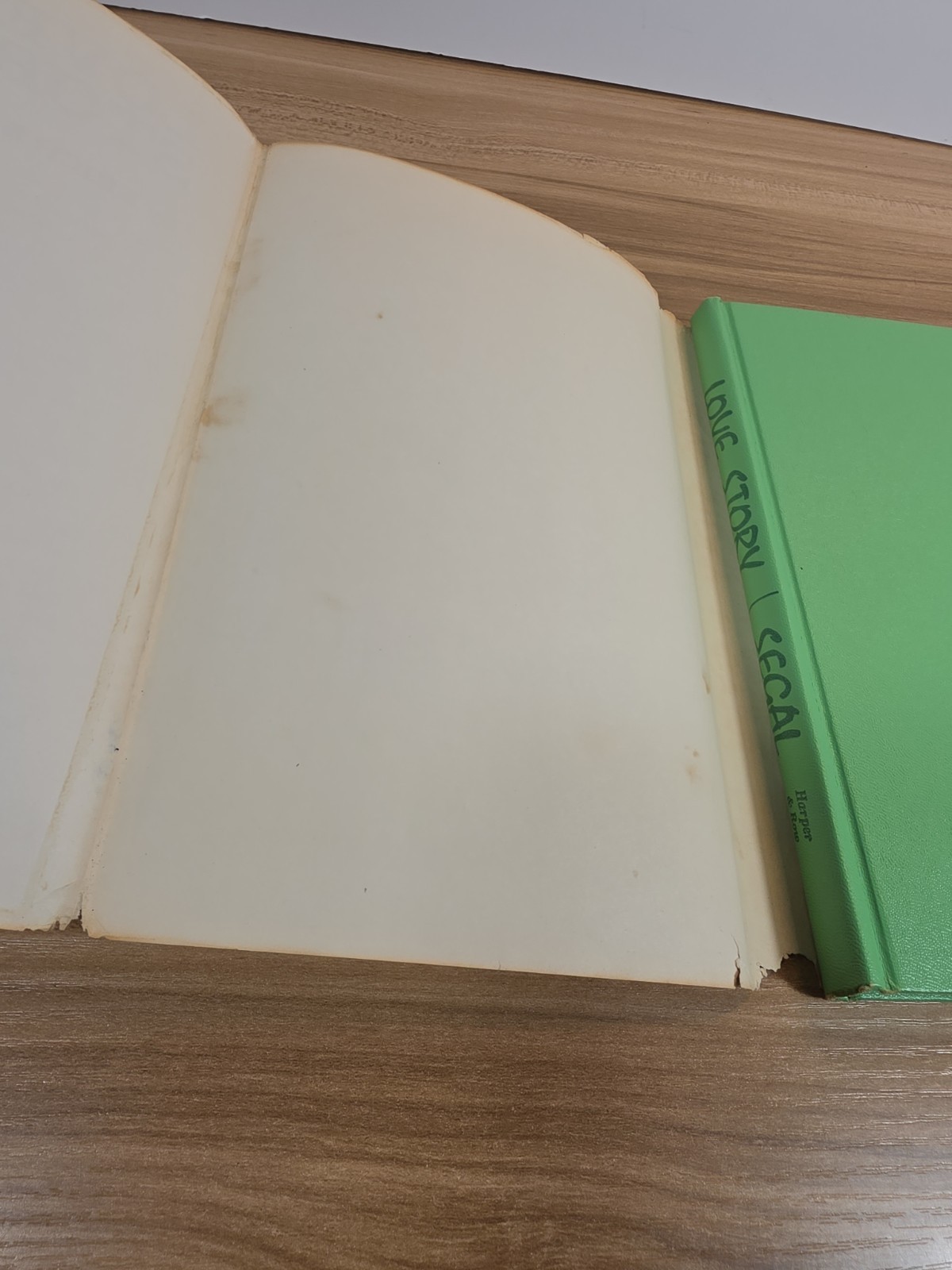 1970 Erich Segal LOVE STORY Hardcover Book DJ Book Club Edition Harper Row
