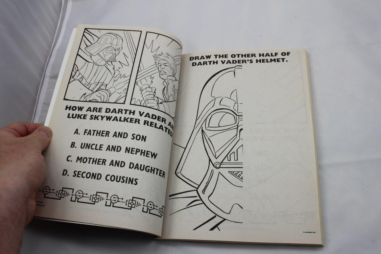 Star Wars Gigantic Fun Book to Color You Seek Yoda 192 Pages 2010