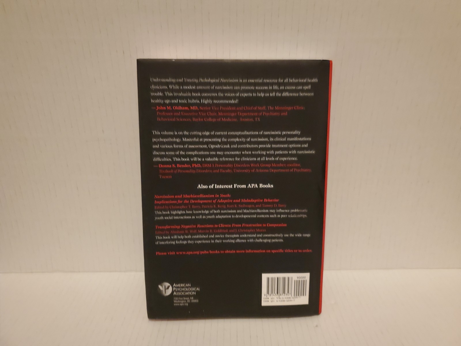 Understanding and Treating Pathological Narcisssism (2013, Hardcover)