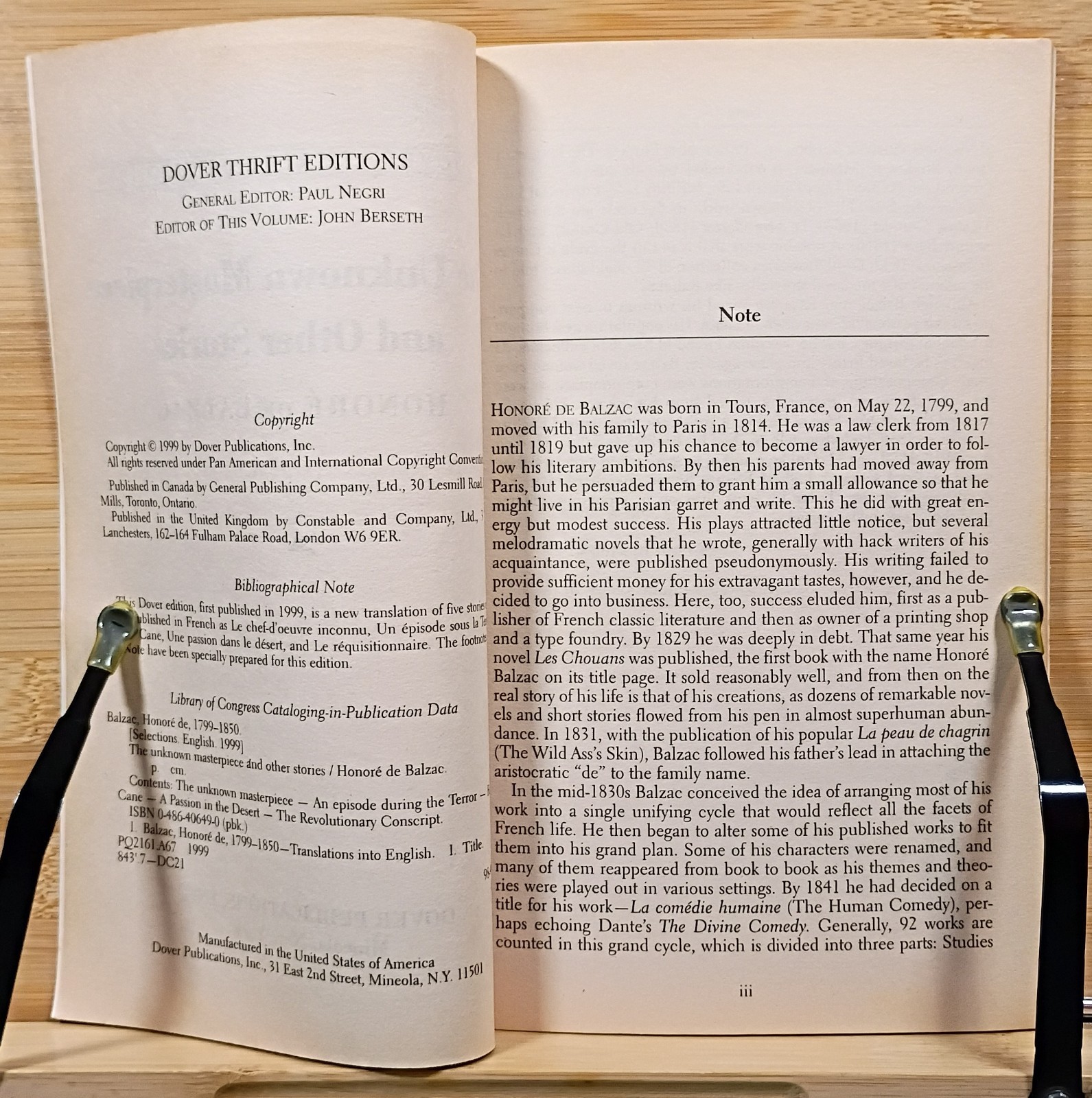 Unknown Masterpiece and Other Stories by Honore de Balzac (2011, Trade…