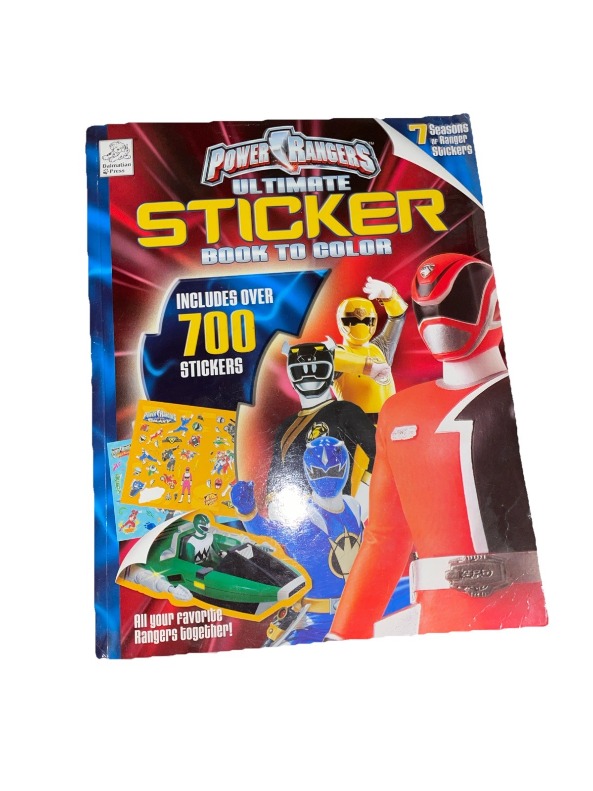 Power Rangers : Includes 700 Stickers by Dalmatian Press Staff (2006, Sticker…