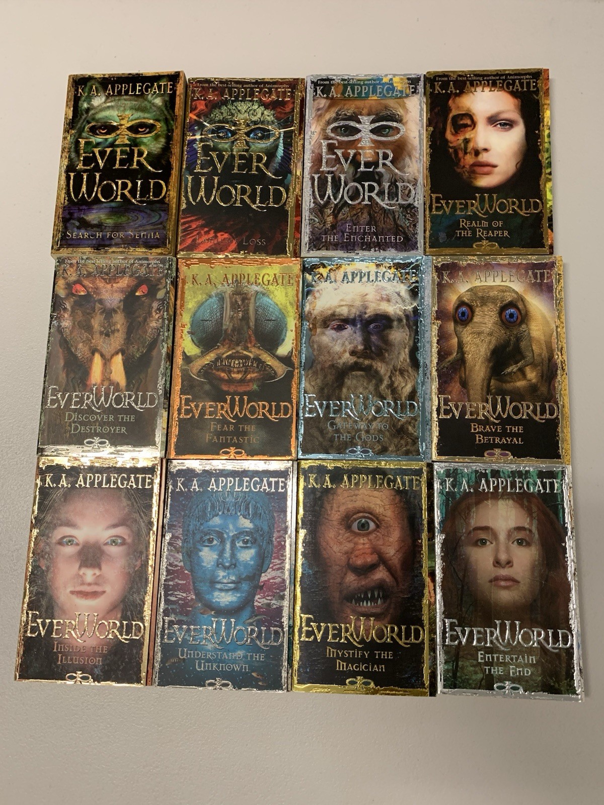 Everworld Complete 1-12 Set K.A. Applegate – Books 2-10 & 12 1st Ed 1st Print