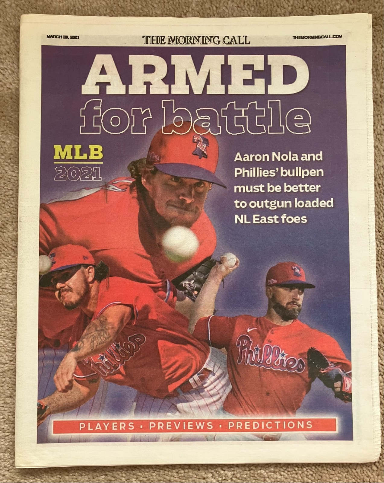 2021 MLB Philly area Section All the teams players, previews, & predictions