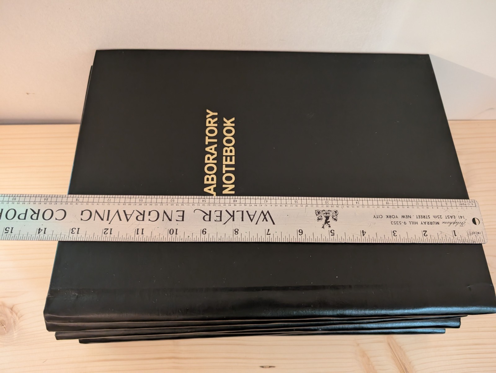 Two (2) EUREKA LAB BOOK Inc. LABORATORY NOTEBOOK 152 PAGES ~10″ X 13.25″ NOS