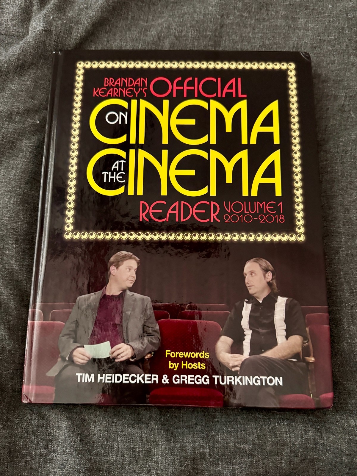 On Cinema at the Cinema Reader Vol 1 Heidecker Turkington *W/ SIGNED BOOKMARK!!*