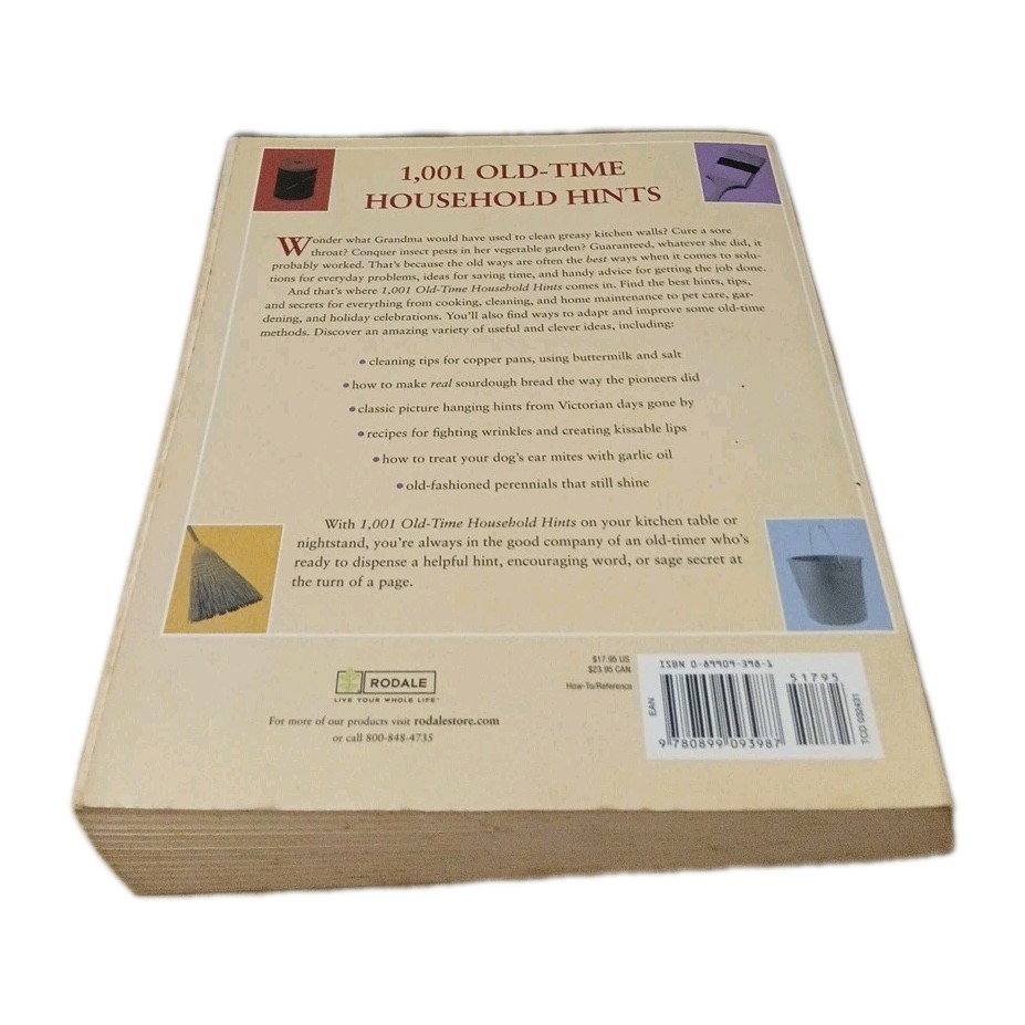 1001 Old Time Household Hints by Yankee Publishing Inc (Paperback, 2006)