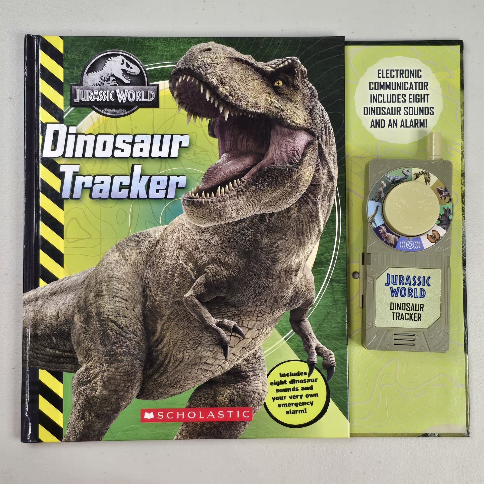 Scholastic Jurassic World Dinosaur Trainer HandBook Rare WORKS MAKES SOUNDS ROAR