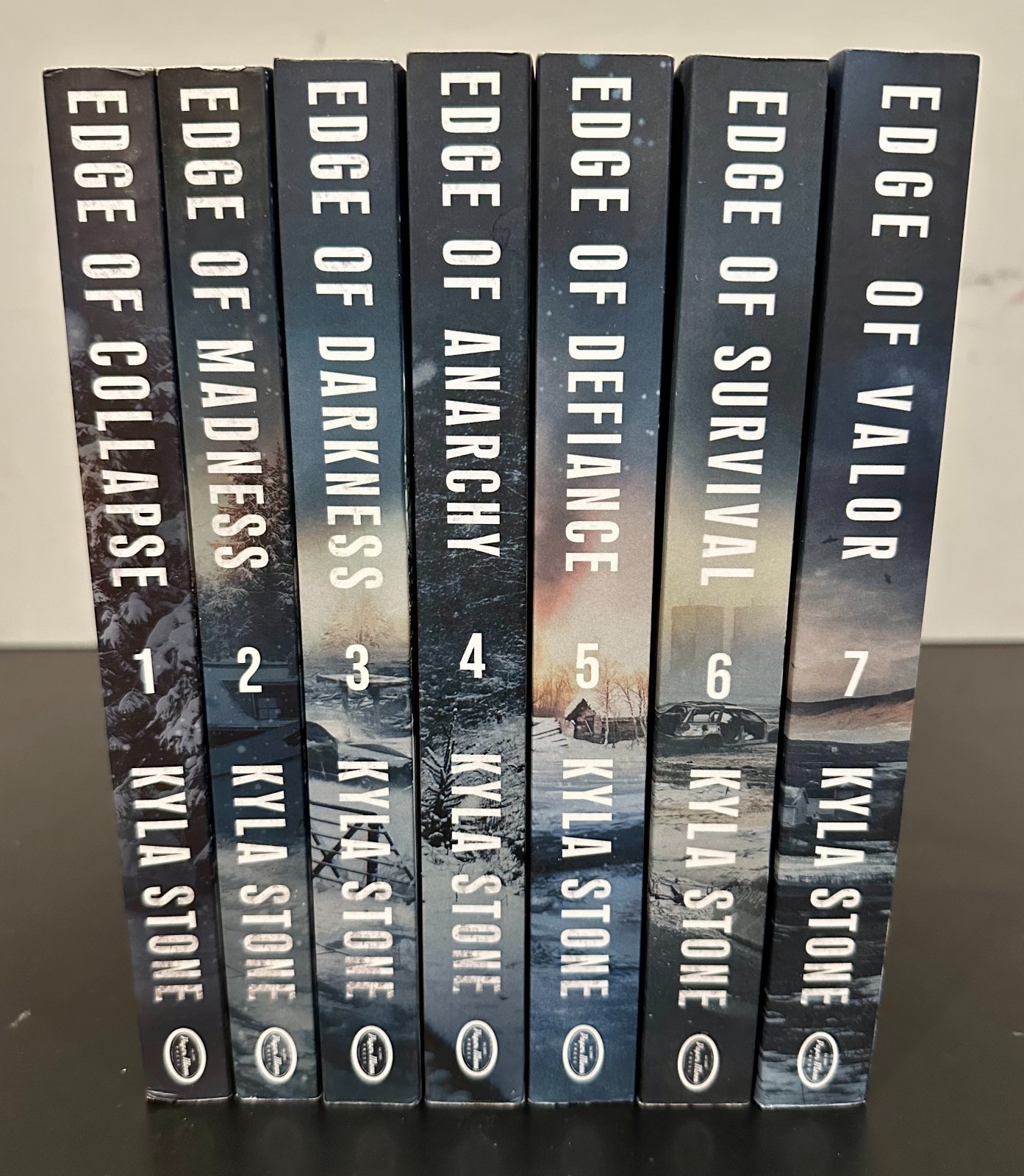 Kyla Stone Edge of Collapse Books Series 1-7 Apocalyptic Thriller Paperback